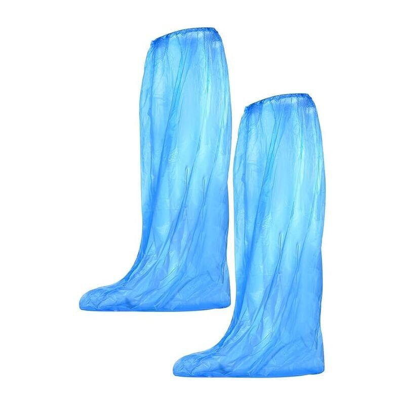 foto del prodotto 10 paia di copriscarpe monouso impermeabili per uomo e donna, blu