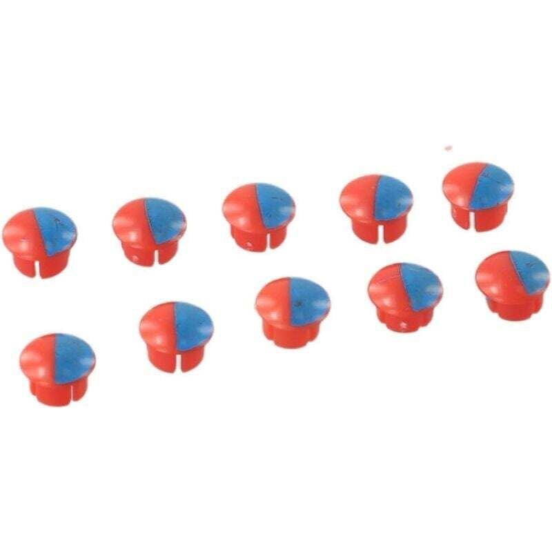 foto del prodotto 10 pannelli indicatori della temperatura dell'acqua per rubinetti dell'acqua calda e fredda compatibili con 6,8 mm