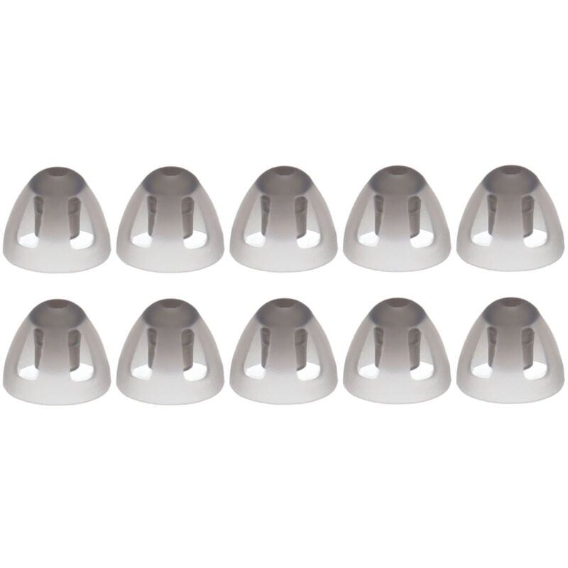 foto del prodotto 10 pcs prothèses auditives d me, couteurs doux d mes ouverts couche noire remplacements embout audiphone d mes ouverts prothèses auditives embouts