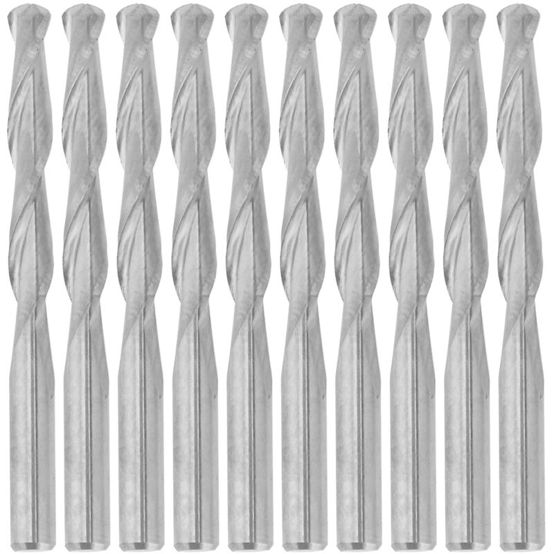 foto del prodotto 10 pezzi 2 frese a spirale per flauto per legno cnc fresa al tungsteno 3.175 22mm eosnow