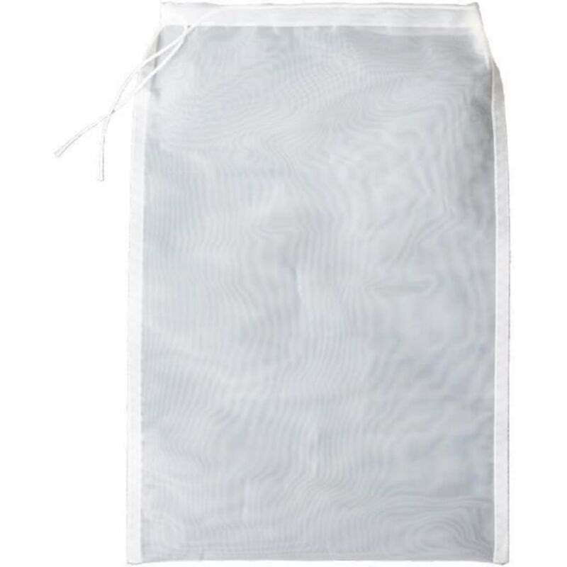 foto del prodotto 10 pezzi 200 mesh riutilizzabile sacchetto filtro con coulisse multiuso per alimenti a maglia fine sacchetti filtro per alimenti per succhi di frutta