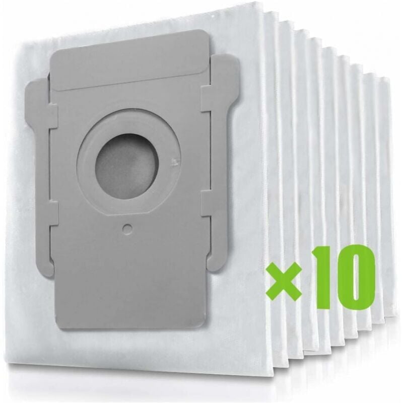foto del prodotto 10 pezzi adatti per irobot robert sweeper i7 i3 e5 e6 s9 robot spazzatrice sacchetti per la raccolta della polvere per aspirapolvere, sacchetti per