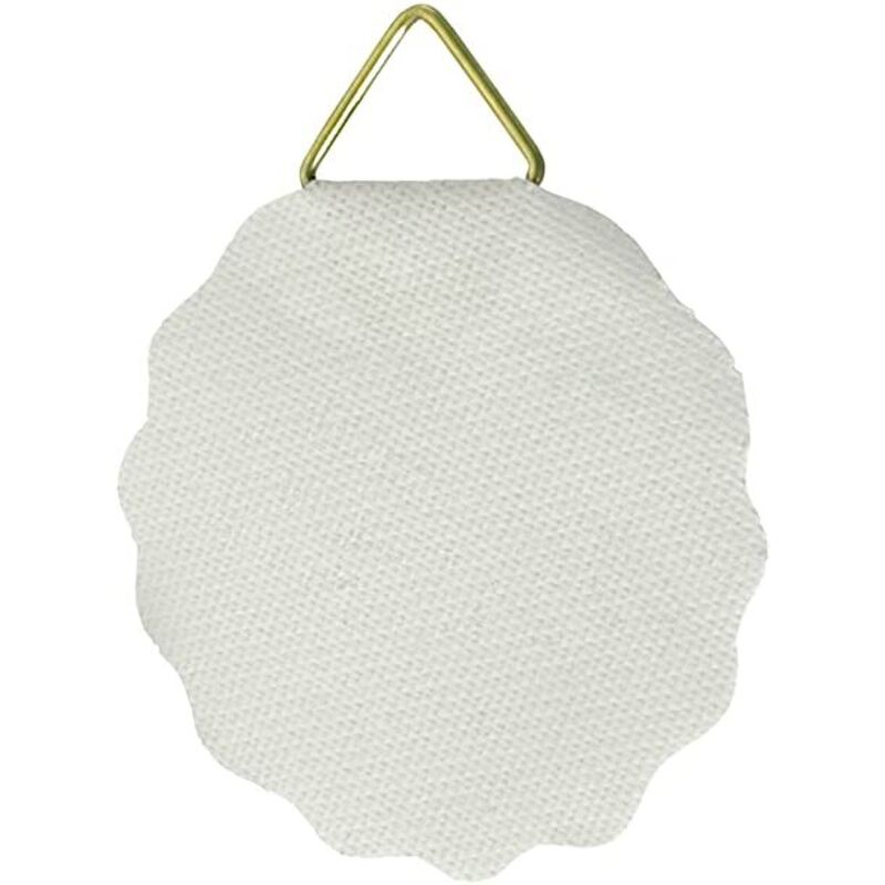 foto del prodotto 10 pezzi attaccaglie adesive 40mm colore bianco