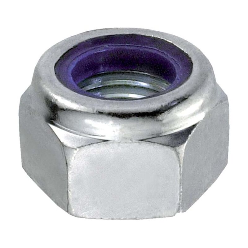 foto del prodotto 10 pezzi dadi autobloccanti in ferro zincato 4mm