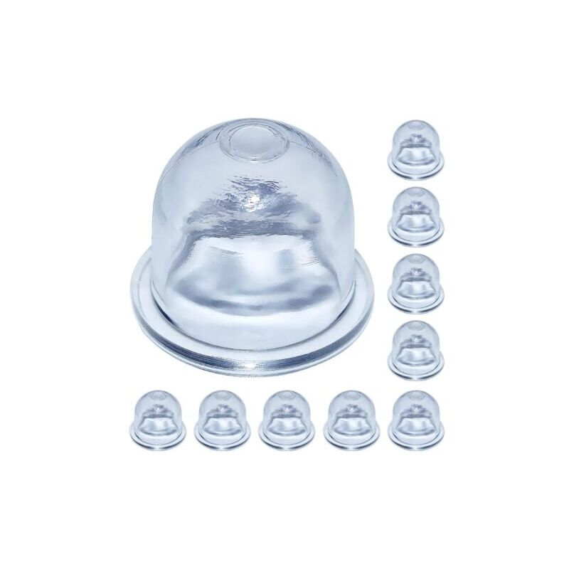 foto del prodotto 10 pezzi di primer per stihl fs38 fs40 fs45 fs55 fs56 fs80 fs85 fs130, aumel primer bulb accessorio carburatore tazza olio per decespugliatore trimmer