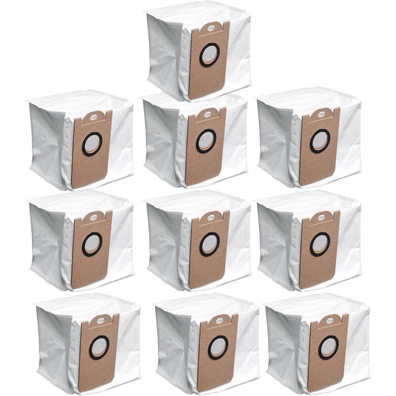 foto del prodotto 10 pezzi di sacchetti antipolvere applicabili per aspirapolvere robot proscenic m7 pro m8 pro per uoni v980 plus, per kyvol cybovac s31, accessori di