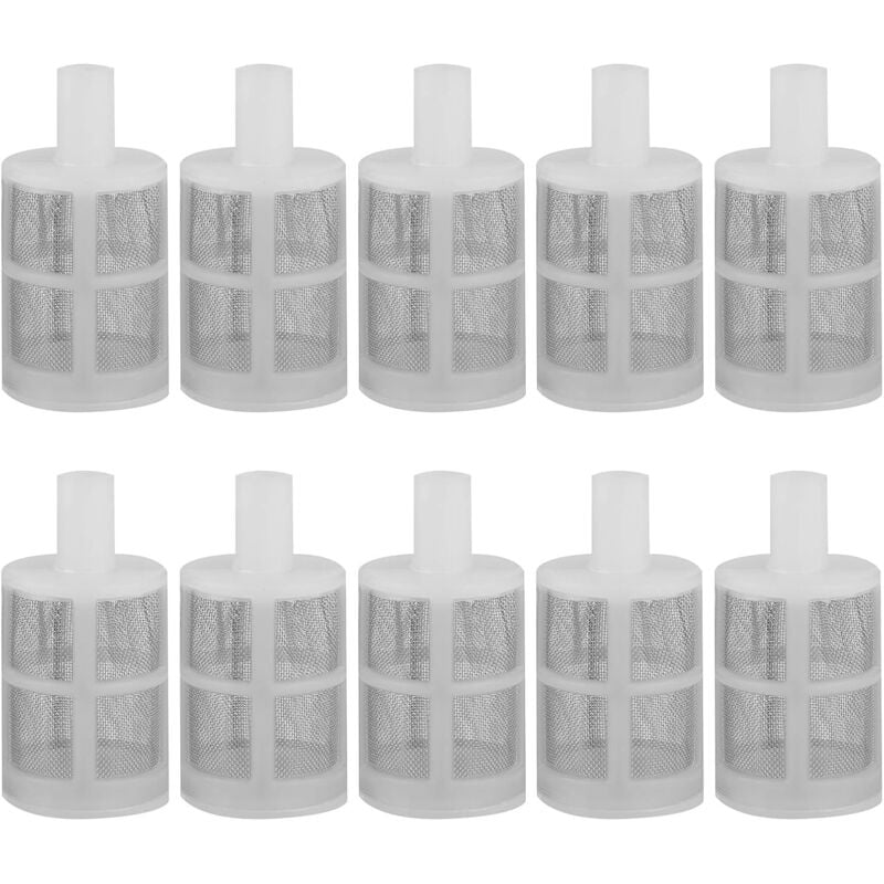 foto del prodotto 10 pezzi filtro pompa acqua acquario pompa acqua tubo rete pompa acqua filtro rete spruzzatore filtro per tubo da 7 mm o 10 mm