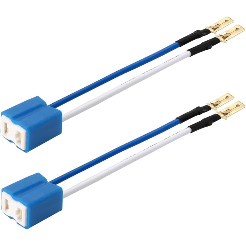 foto del prodotto 10 pezzi h7 connettore per fari in ceramica per kit di conversione cablaggio spina fari led sostituzione