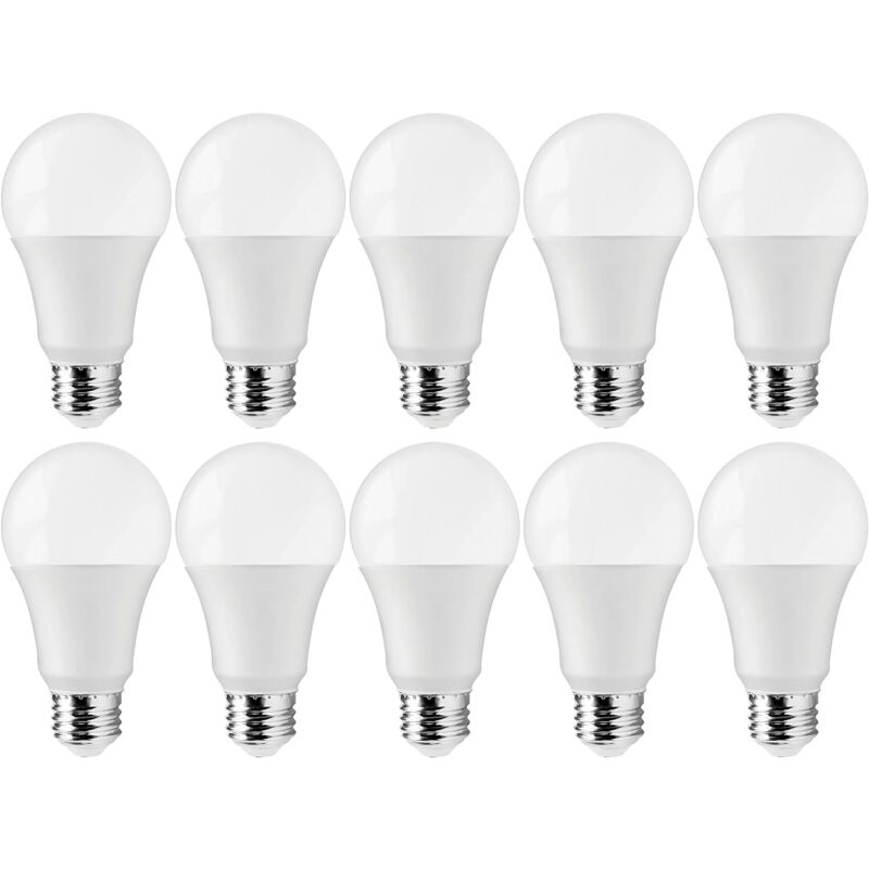 foto del prodotto 10 pezzi lampadine led lampadine e27 9w equivalente a 60 watt ,bianco caldo