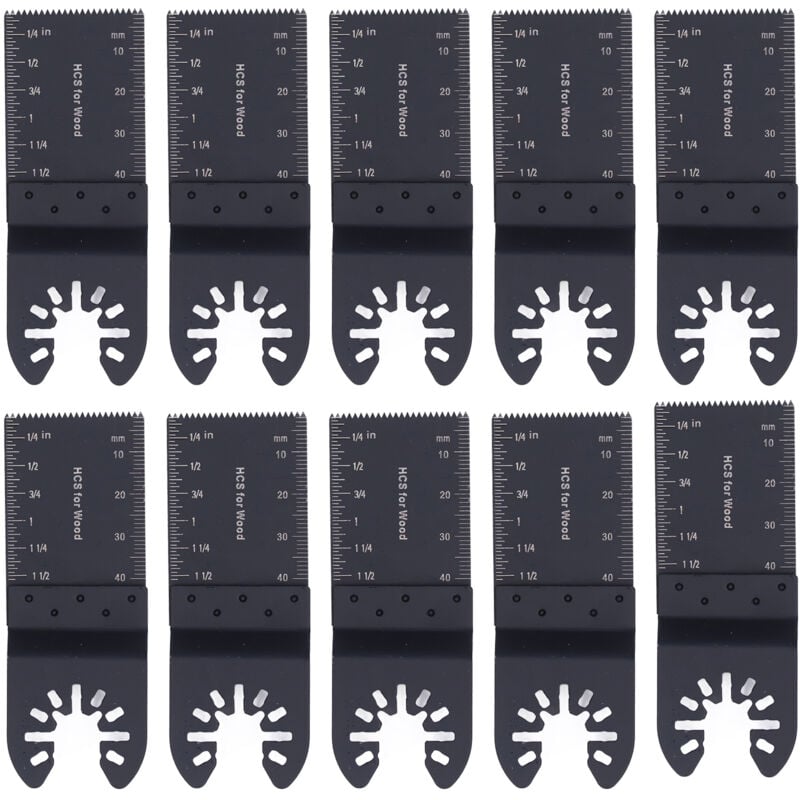 foto del prodotto 10 pezzi le lame per sega oscillanti kit per lama utensile universale per il metallo in legno eosnow