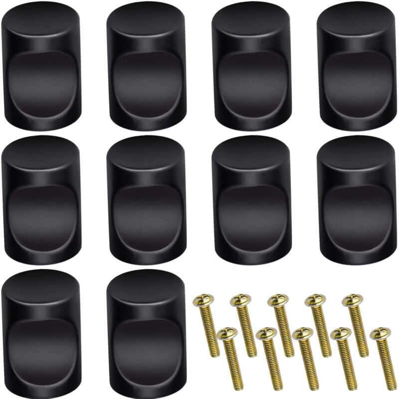 foto del prodotto 10 pezzi maniglia per porta e cassetto pomello per mobili pomelli per cassetti con foro rotondo pomelli rotondi per armadietti armadietti