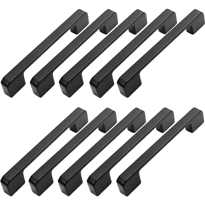 foto del prodotto 10 pezzi maniglie per mobili da cucina, maniglia per armadio in acciaio inox con viti per porte dell armadio, porte del giardino 96mm