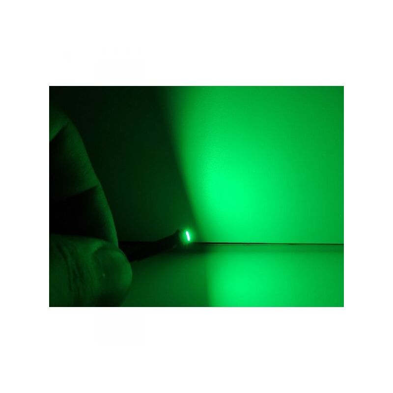 foto del prodotto 10 pezzi micro mini lampada led con filo 12v smd 3528 colore verde luci spia per auto jeep