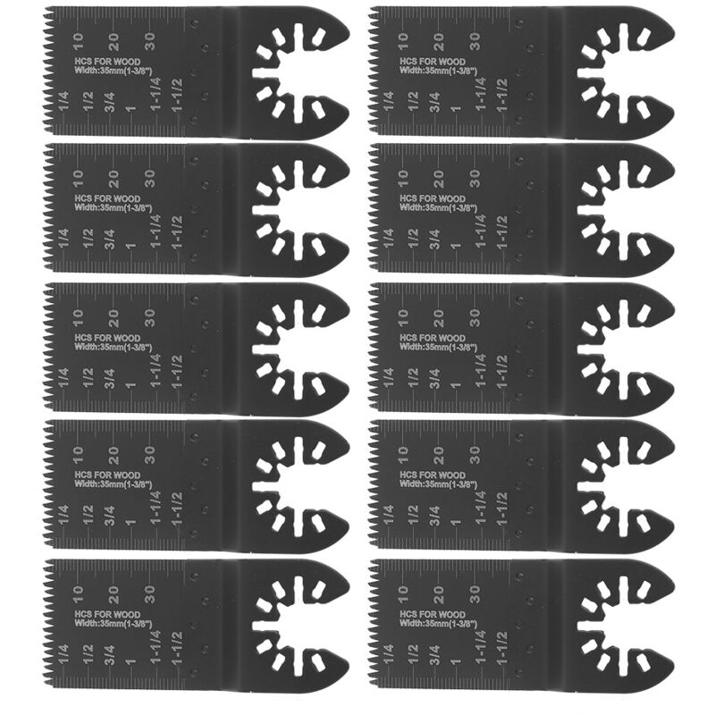foto del prodotto 10 pezzi oscillanti pale da sega multi strumento da 35 mm ad alto denti da sega in acciaio al carbonio eosnow