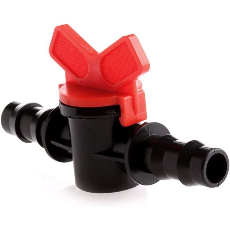 foto del prodotto 10 pezzi rubinetti da giardino in plastica pe connettore rapido per valvola tubo flessibile 16 x 16 mm