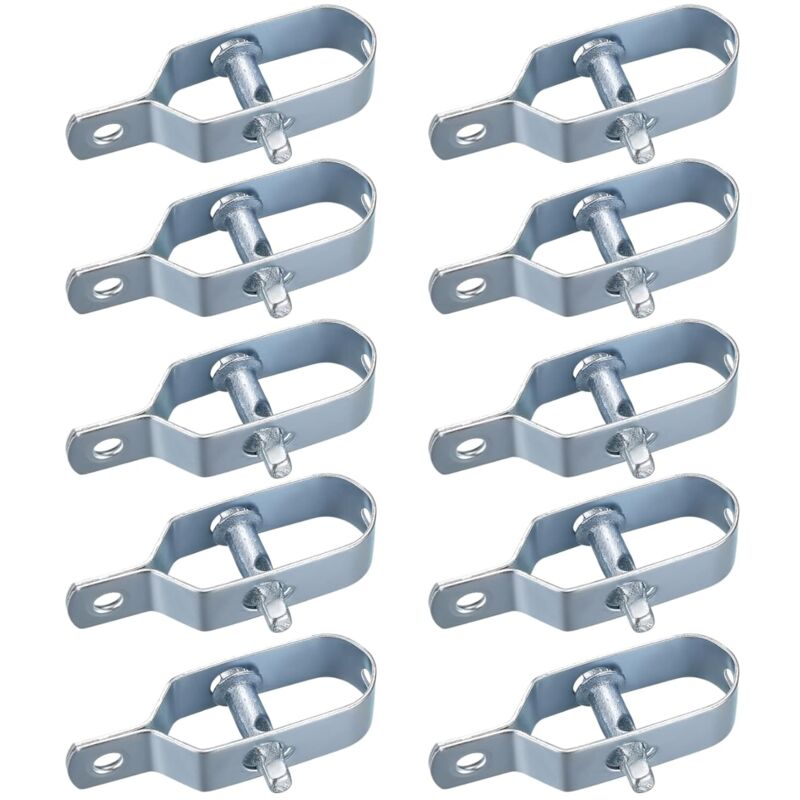 foto del prodotto 10 pezzi tenditore per funi metalliche, tenditore per recinzioni, tenditore per filo spinato, kit di connettori per tenditore per funi metalliche
