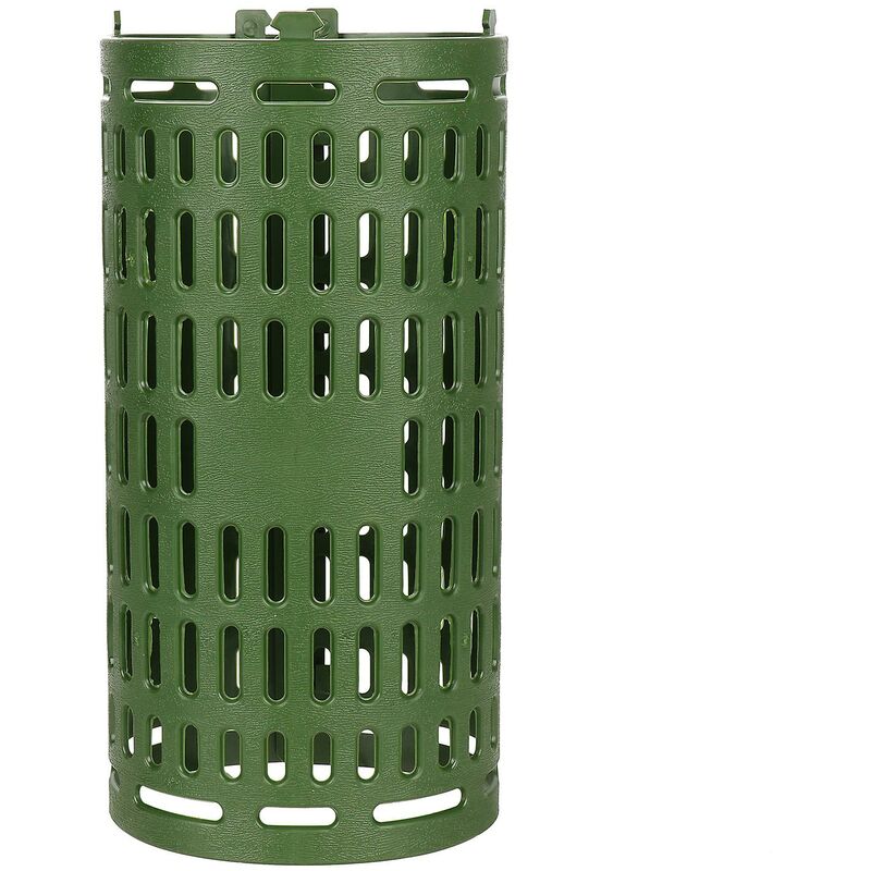 foto del prodotto 10 protezioni per tronchi forniture da giardino protezioni per alberi regolabili pp verde protegge da tosaerba, tagliabordi e roditori verde 