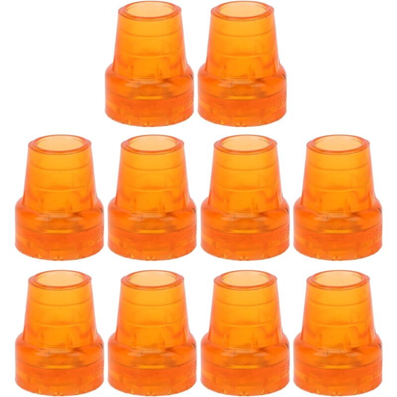 foto del prodotto 10 punte per stampelle, punte in gomma da 19 mm, punte universali per bastoni da passeggio, punte di ricambio per bastoni da passeggio resistenti