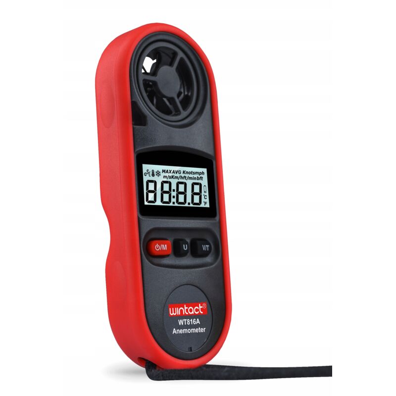 foto del prodotto 10 pz anemometro anemometro misuratore di velocit del vento lcd misurazione della temperatura