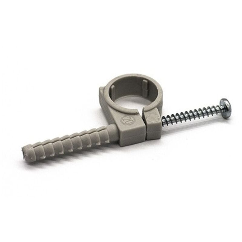 foto del prodotto 10 pz collari singoli in nylon con vite mm 14