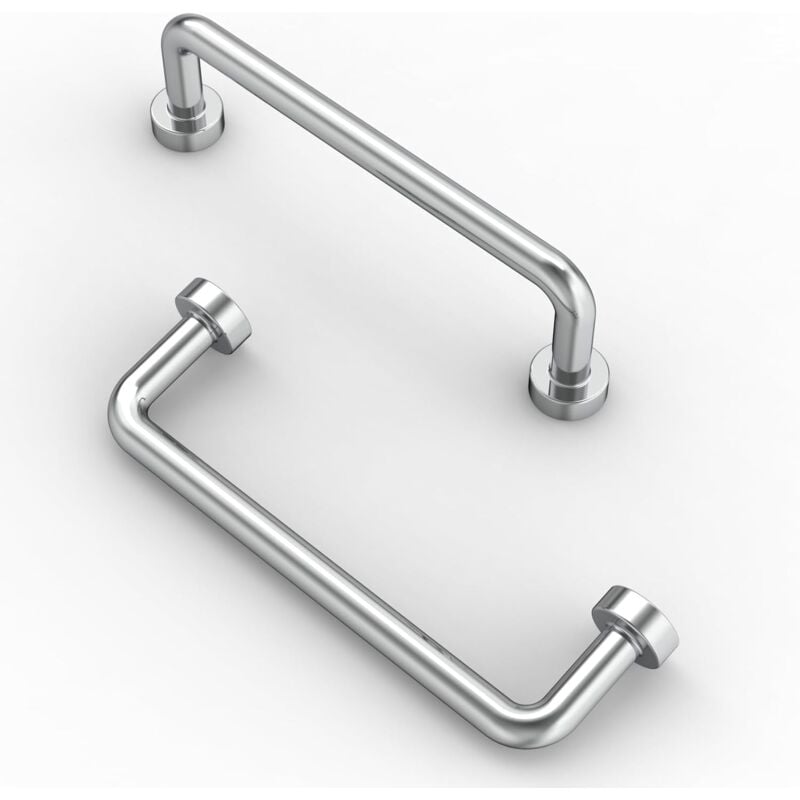 foto del prodotto 10 pz moderno maniglie per mobili maniglie armadio da cucina con viti maniglia del cassetto cromo 96mm