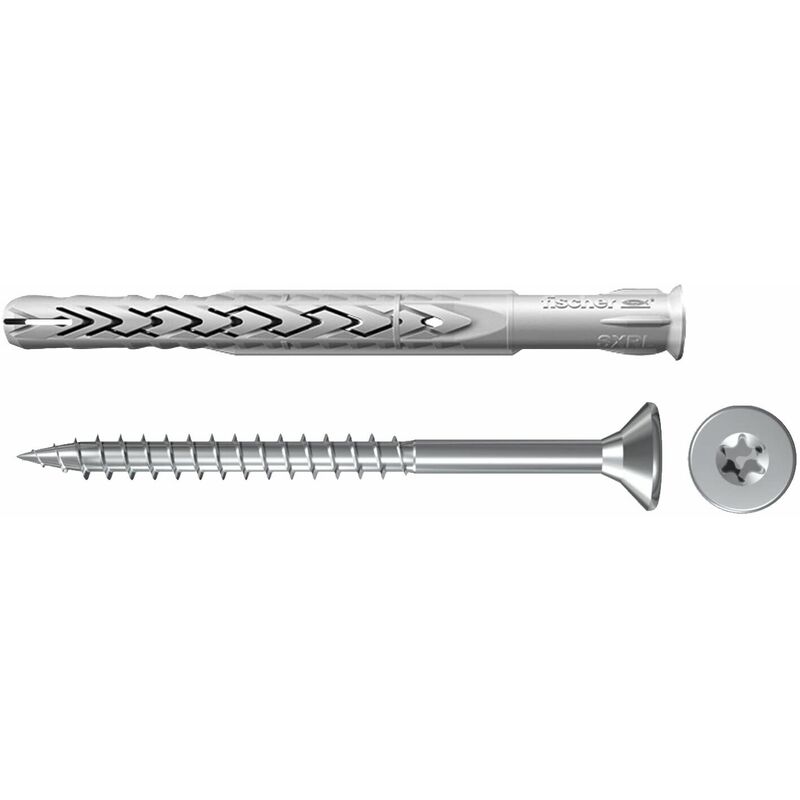 foto del prodotto 10 pz tassello nylon prolungato vite torx fischer sxrl 10x160 wt tasselli