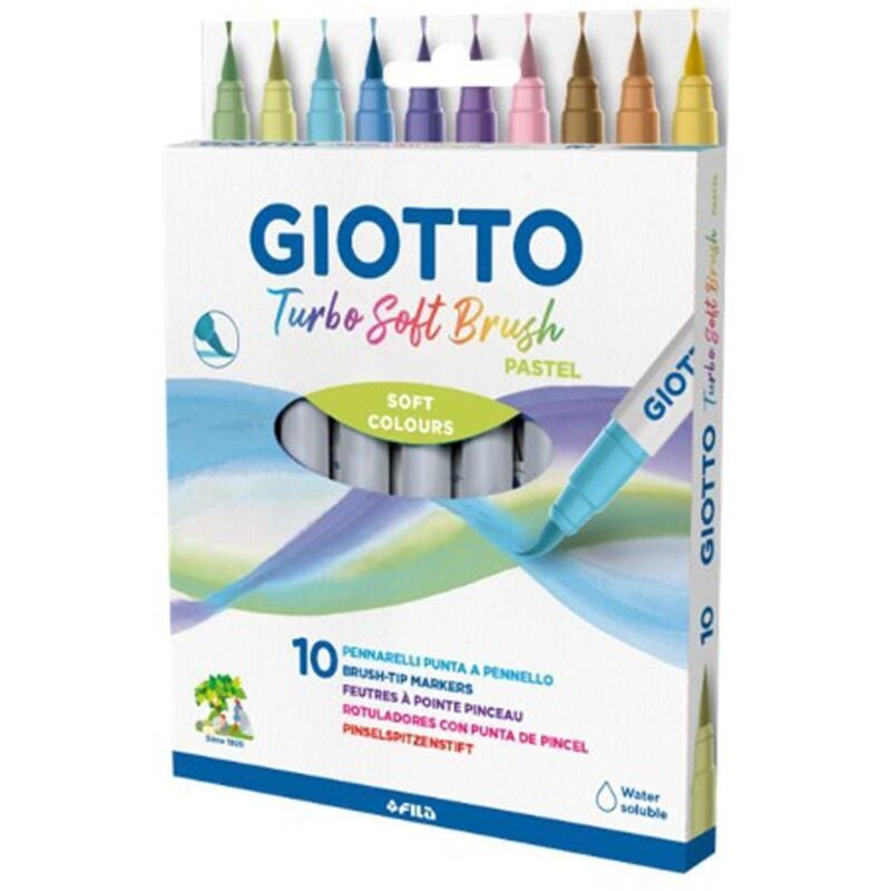 foto del prodotto 10 pz. turbo soft pennello pastello giotto f426900