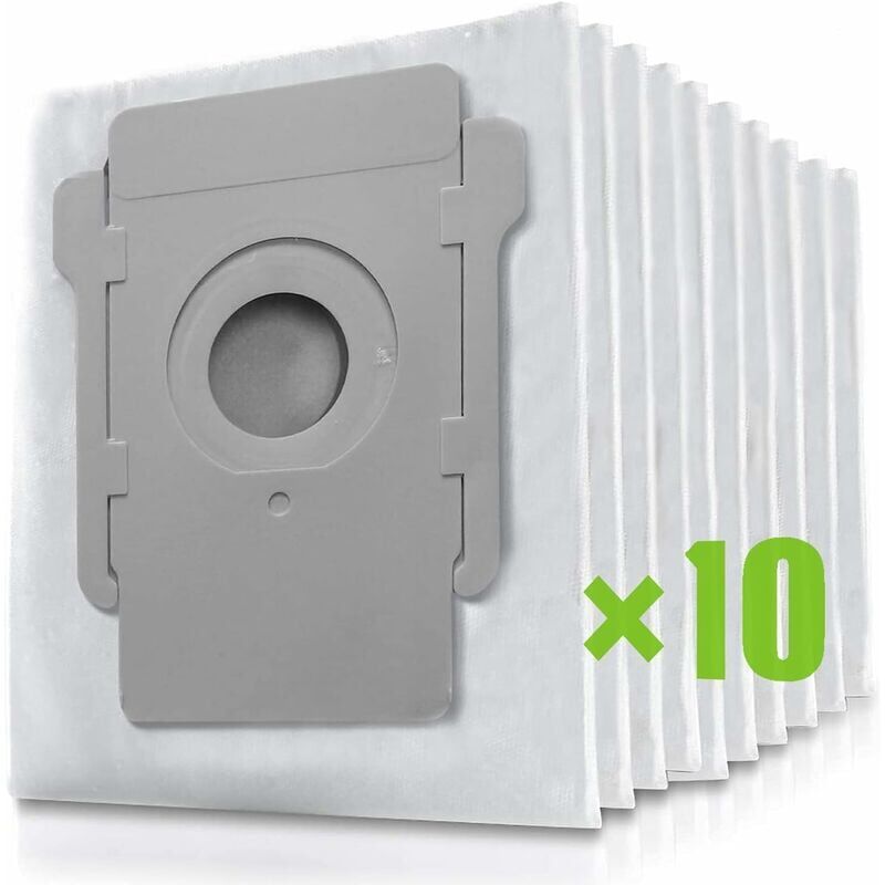 foto del prodotto 10 sacchetti di ricambio per aspirapolvere irobot roomba i7 i7 s9 s9 i3 i3 i4, sacchetto di supporto per l estrattore di polvere per
