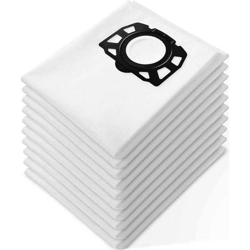 foto del prodotto 10 sacchetti per aspirapolvere per k rcher 2.863-006.0 sacchetti filtro in tessuto non tessuto 487 wd4 wd5 wd6 wd5p wd6p premium mv4 mv5 mv6