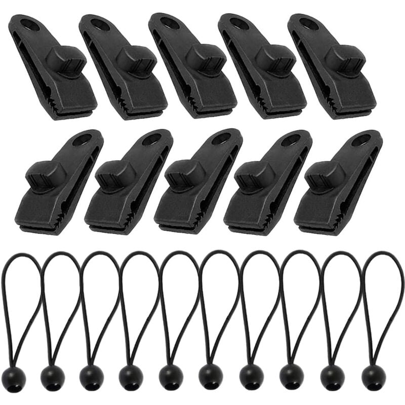 foto del prodotto 10 set di clip per teloni, elementi di fissaggio per teloni, clip per tende, tenditori per teloni da piscina, morsetti per tende, tenditori per teloni. perfetti per tendere teloni, tende, tendaggi, st