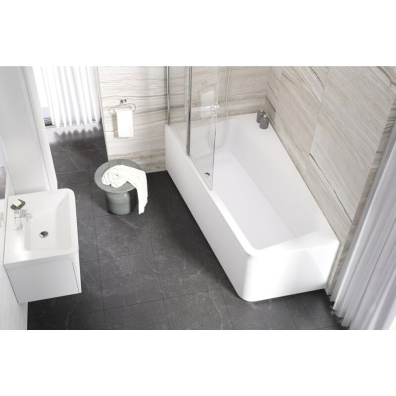 foto del prodotto 10 vasca asimmetrica, sinistra 160 x 95 cm, acrilico, bianco c8310000 ravak