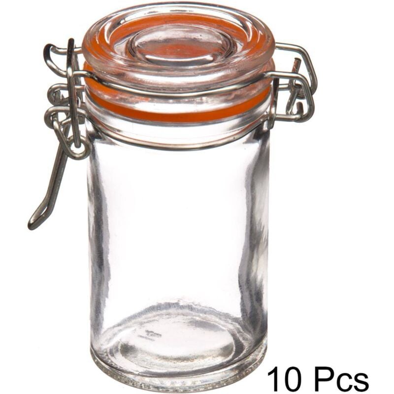 foto del prodotto 10 vasetti di vetro da 60 ml 5five