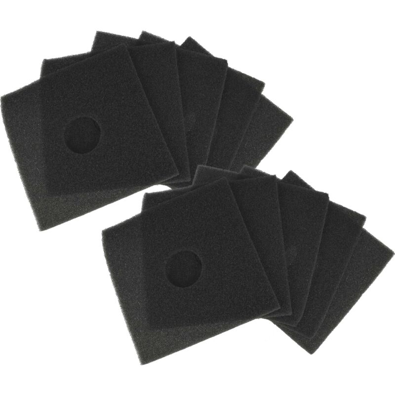 foto del prodotto 10 x filtro compatibile con helios ventilatoren elf elsn serie ventilatore 160 x 160 mm, sostituisce 0587 accessori e filtri di ricambio vhbw