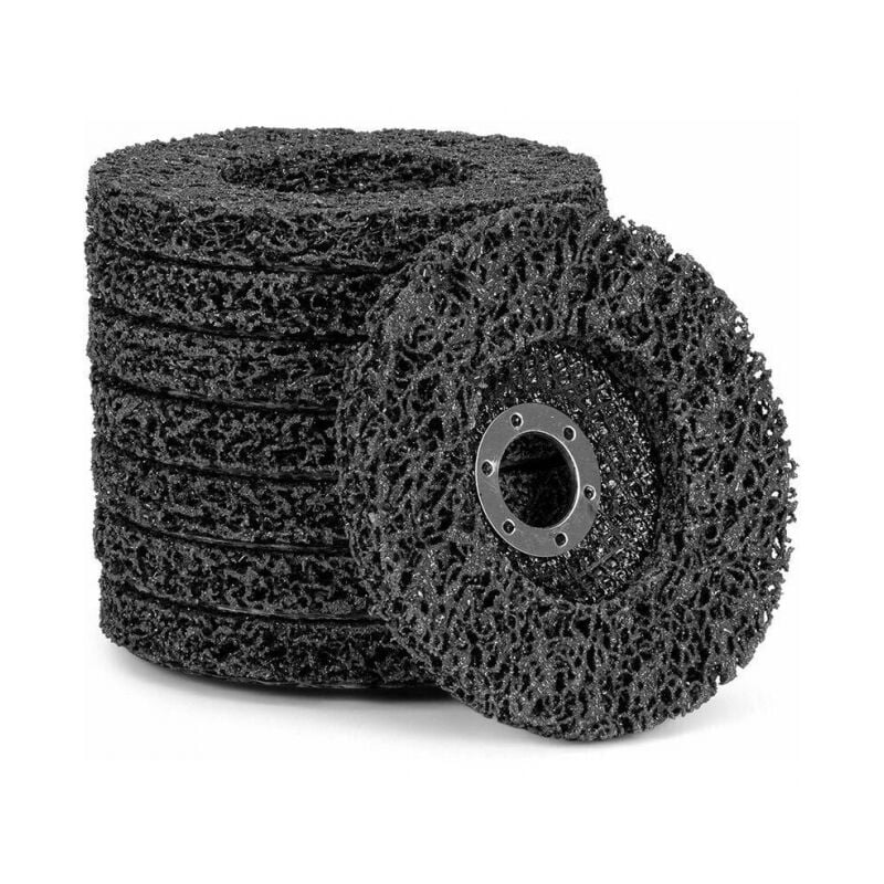 foto del prodotto 100 mm confezione da 5 nero per smerigliatrice angolare diametro 100 mm, dischi di pulizia