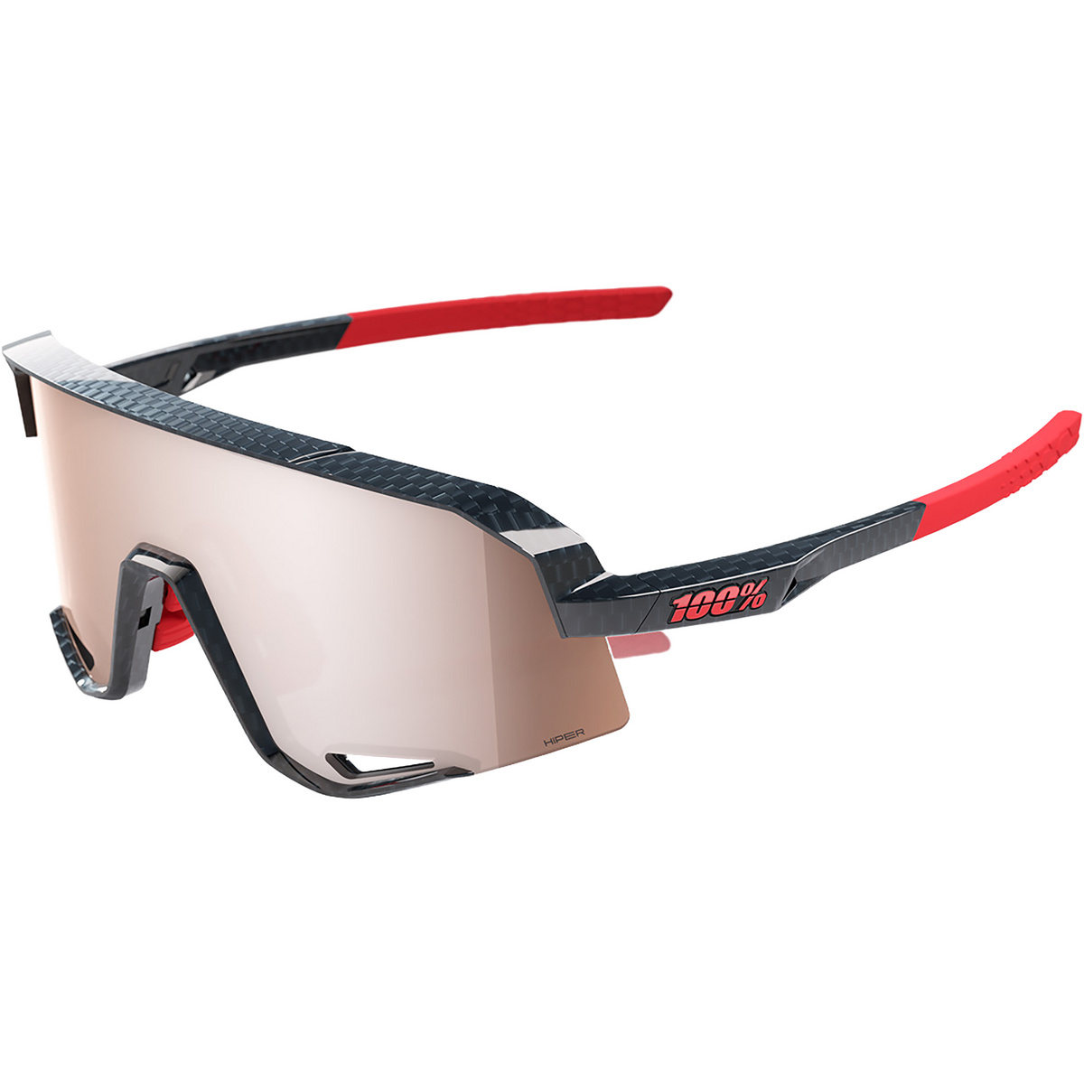 foto del prodotto 100 occhiali slendale hiper crimson silver lens
