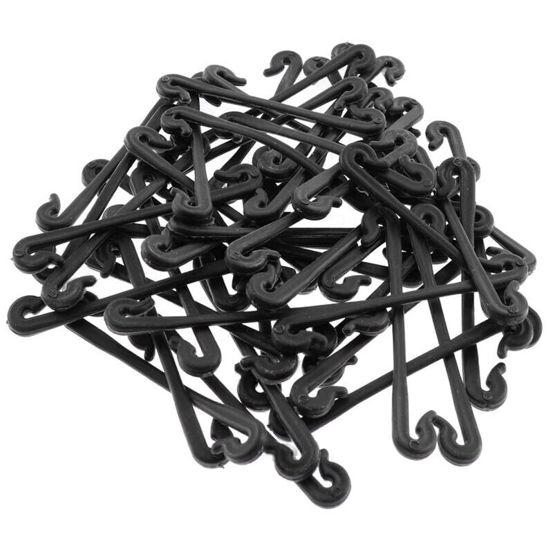 foto del prodotto 100 pezzi di legacci per viti, ganci con fibbia, clip per trapianto di piante di ortaggi, forniture per serre agricole