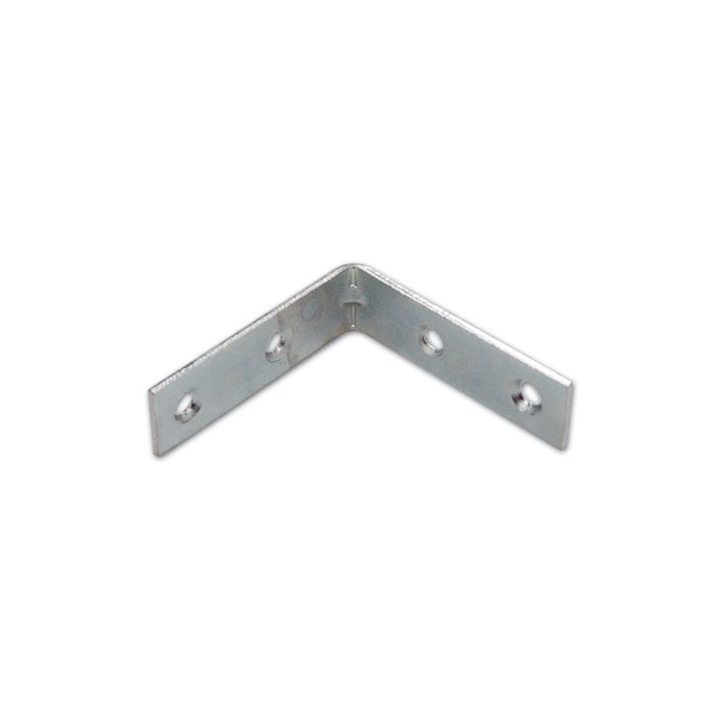 foto del prodotto 100 pezzi lastrina ad angolo zincata mm 40x 40
