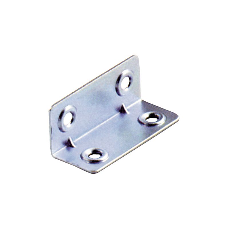 foto del prodotto 100 pezzi lastrina angolare zincata 67x20x20 acciaio pressopiegato