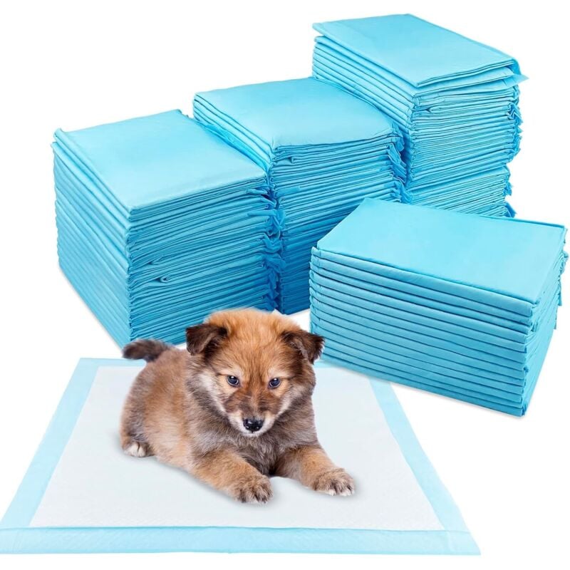 foto del prodotto 100 pezzi tappetini assorbenti per cani, 33 45 cm tappetino assorbente monouso per l addestramento del cane, tappetino assorbente impermeabile, a