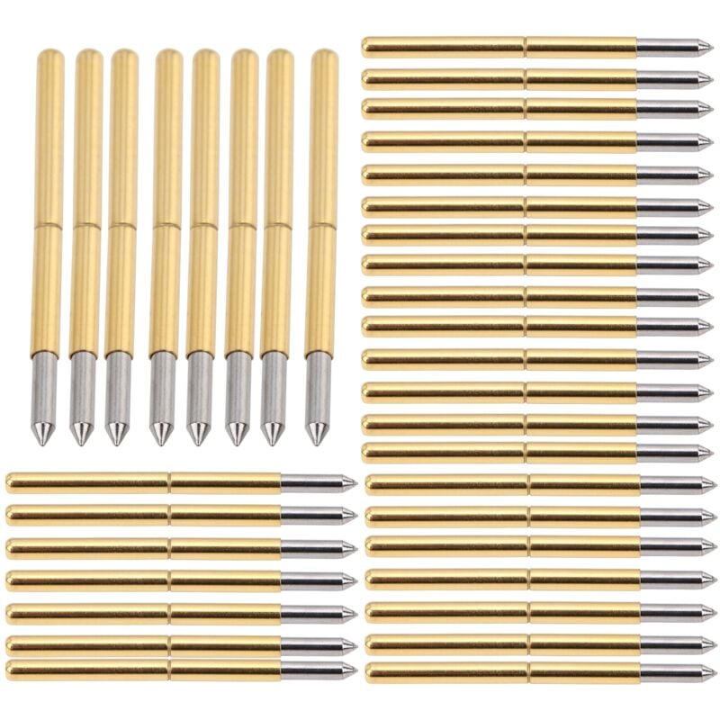 foto del prodotto 100 pièces sonde de test 2,0 mm broches de d tection de test à ressort broches pogo en laiton