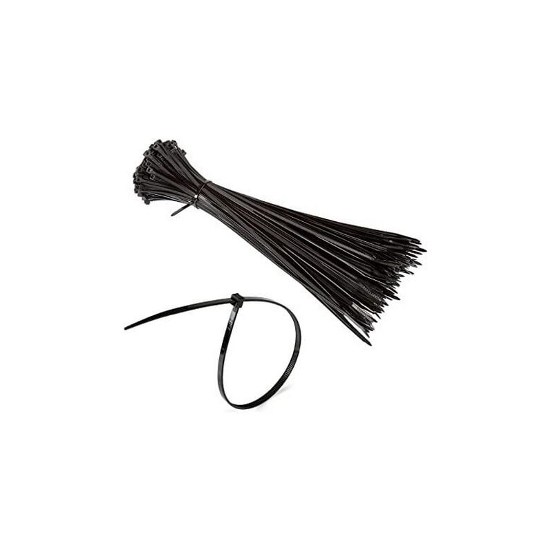 foto del prodotto 100 pz fascette di cablaggio in nylon neutra 3,5 x 140 mm dh