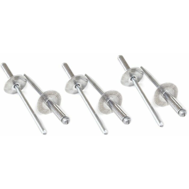 foto del prodotto 100 pz rivetti a strappo rivetto alluminio testa larga 4x16 testa 10mm