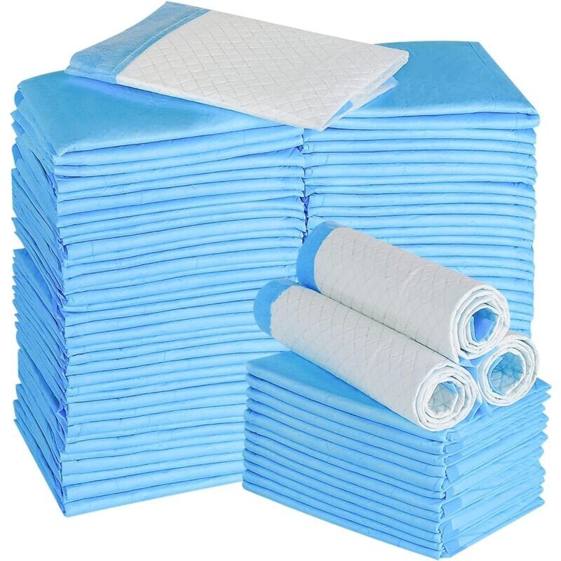 foto del prodotto 100 pz tappetini da addestramento per cani 33x45 cm tappetini da addestramento usa e getta per pannolini per cuccioli super assorbente anti odore