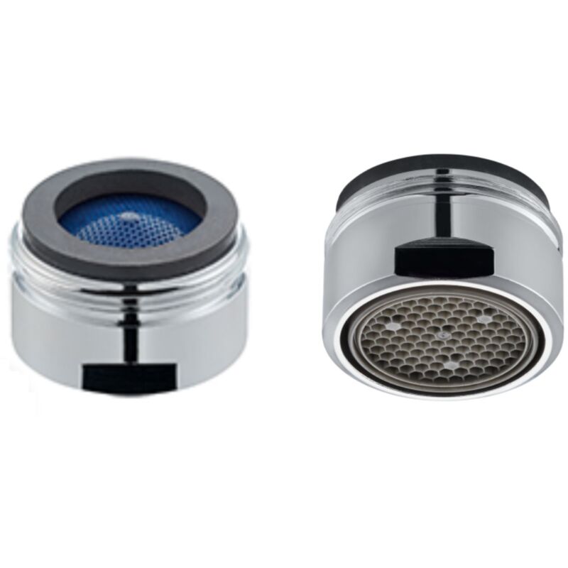 foto del prodotto 1001016 aeratore m24 universale anticalcare per rubinetto, portata b 23lit min rompigetto con filetto esterno m24x1, compatibile con aeratore neoperl
