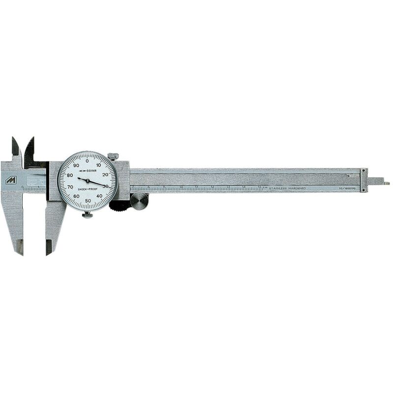 foto del prodotto 10023 calibro a quadrante, 0-150 mm 1 100 - metrica