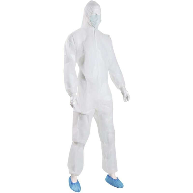 foto del prodotto 1005079 kit di protezione monouso grande con tuta taglia unisize bianco s hngen