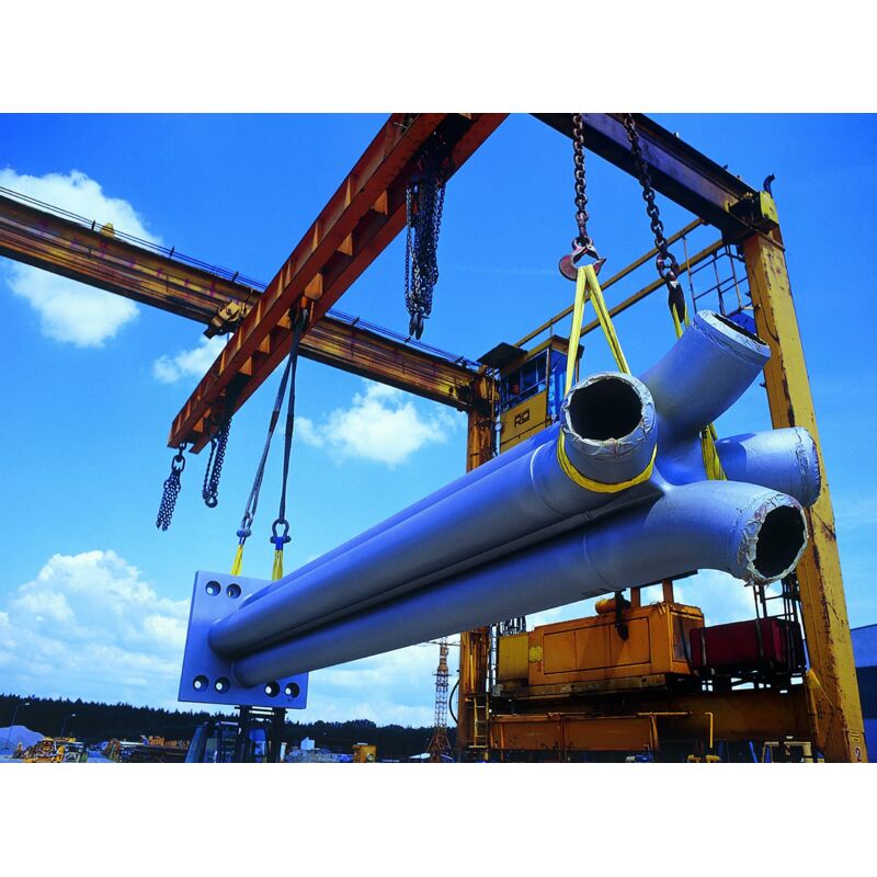 foto del prodotto 10051rs cinghia chiusa per il sollevamento di carichi, portata 1000 kg, estensione 5 m, con anima in poliestere, colore viola braun