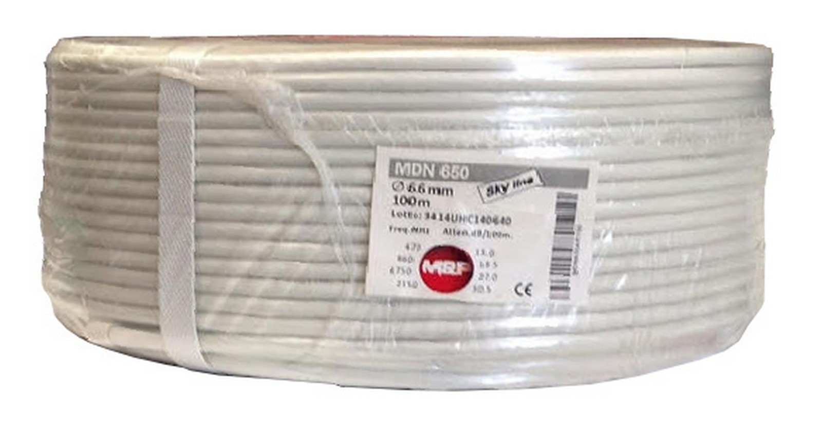 foto del prodotto 100ml cavo satellitare 75 ohm diametro 6,6 standard cod ferx.5777