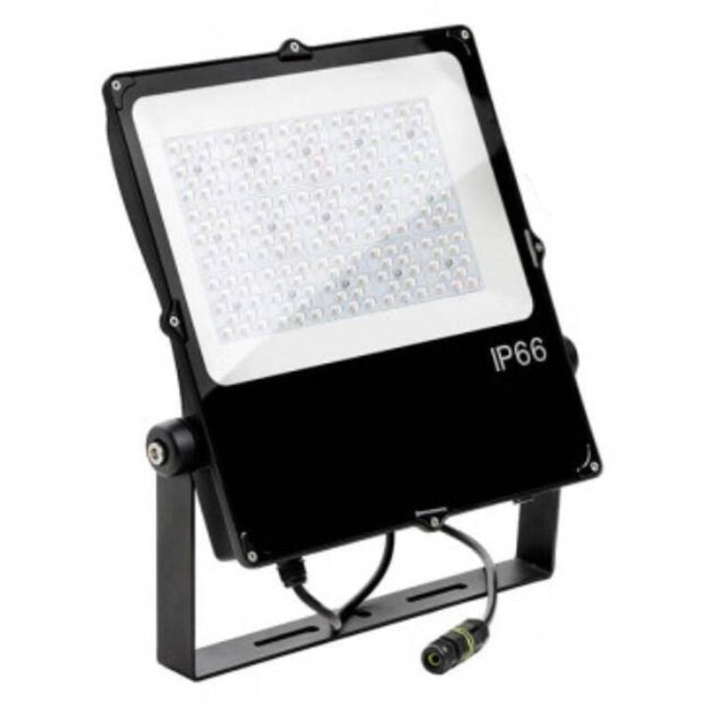 foto del prodotto 100w 12000lm led proiettore ip66 impermeabile ik07 asimmetrico nero - bianco caldo 2900k