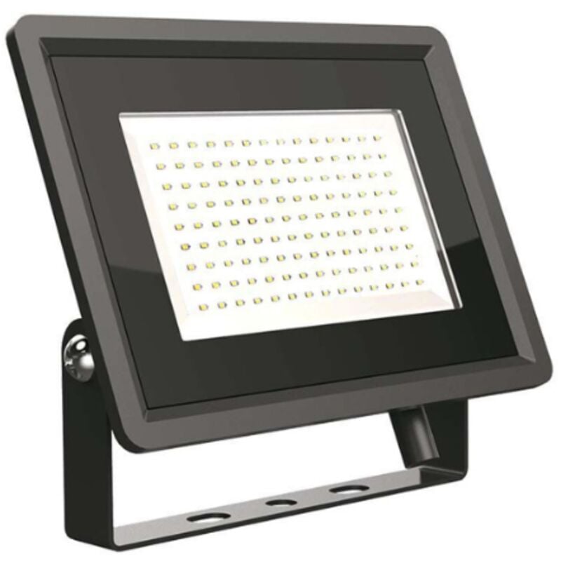 foto del prodotto 100w led proiettore smd f-series corpo nero 6500k - luce fredda
